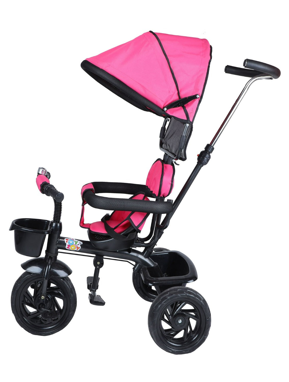 Tricycle With Safety Guardrail & Canopy (BJ-532 Pink)