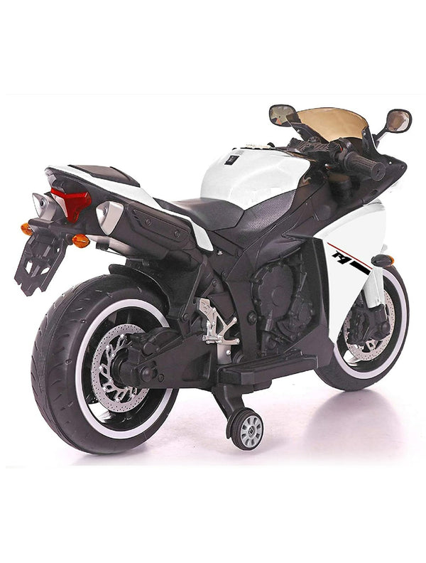 Battery Operated Ride On Bike R1 (WHITE)-12v