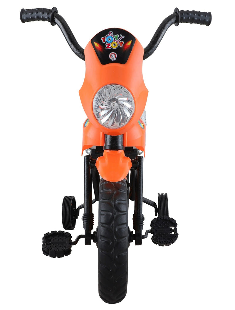 Tricycle Bullet 2 Wheels With Light And Music (BJ-5001 Orange)