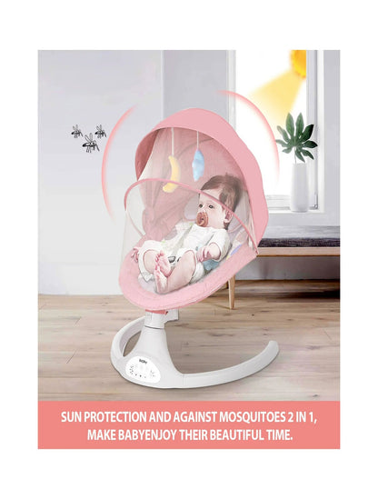 Musical Remote Control Swing Chair Fc-7778-Pink)