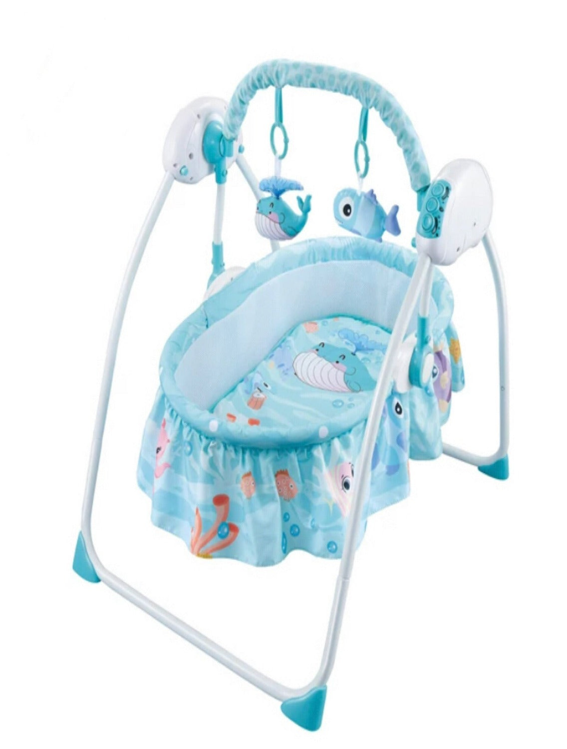 Electric Baby Cradle with Mosquito Net And Remote Control