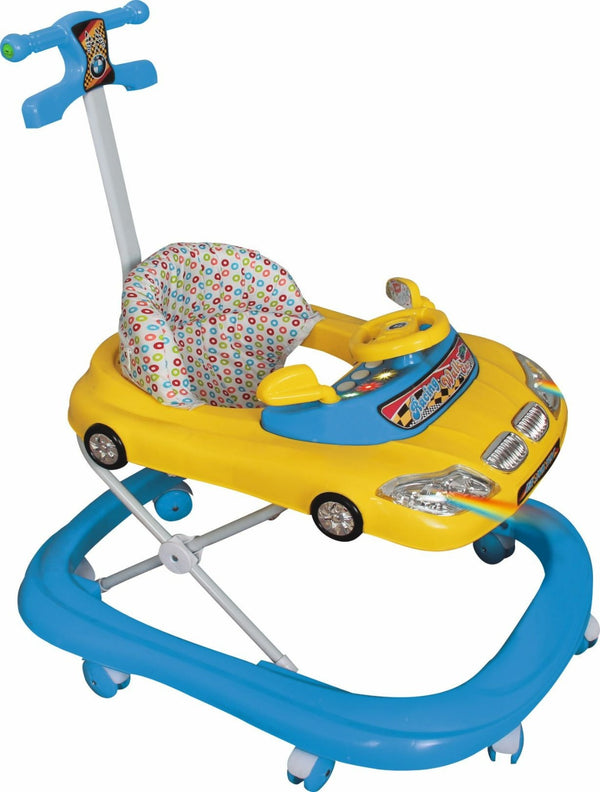 Bmw Musical Walker With Adjustable Height  (Blue)