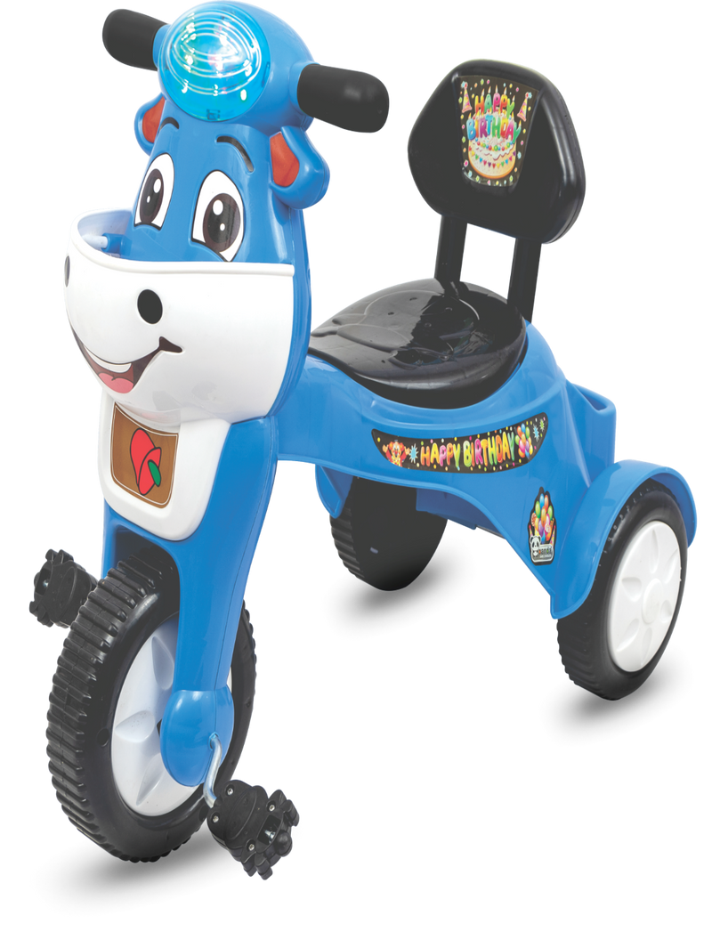 Happy Birthday Tricycle (Blue)