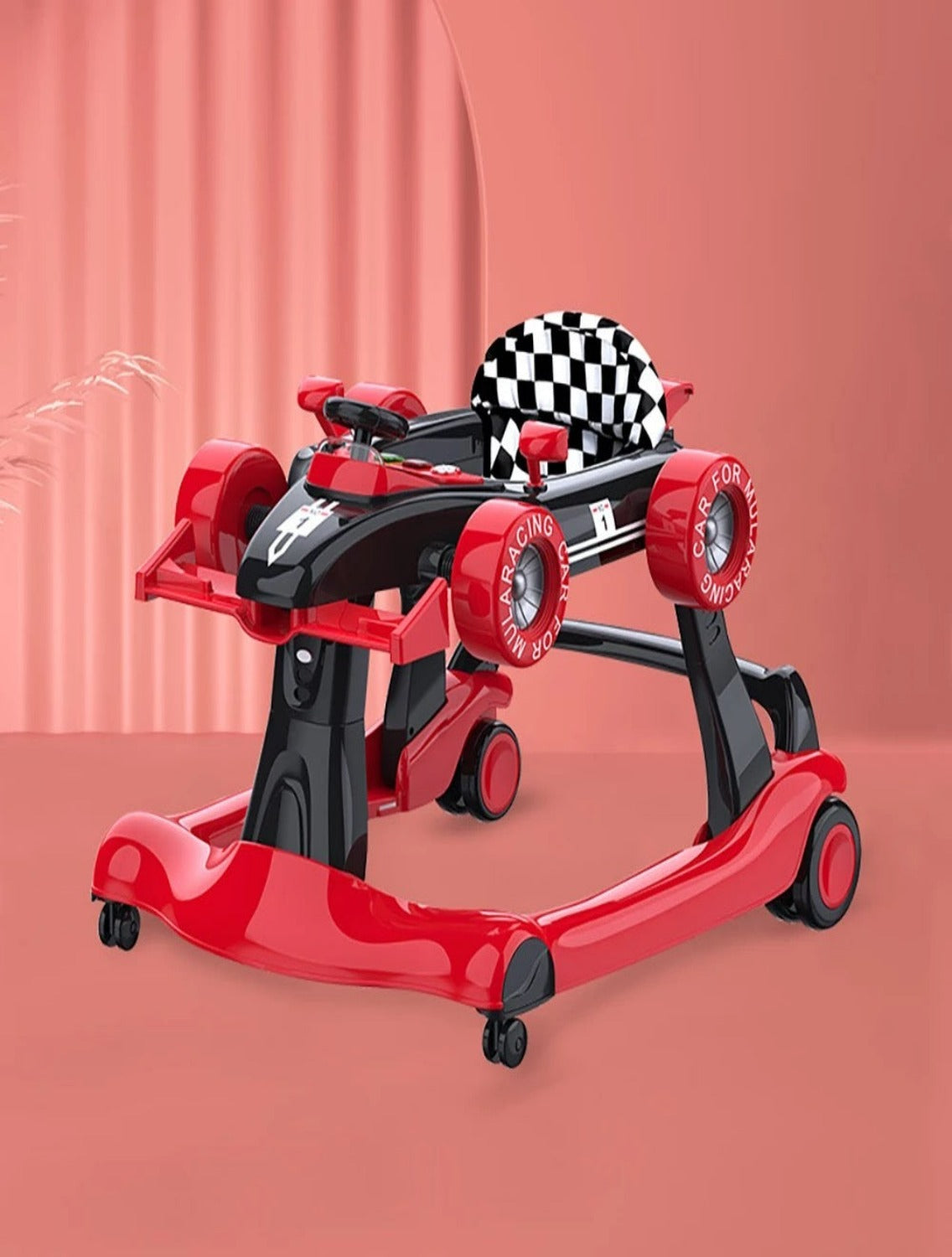 Buy Baby Walkers, Multifunctional F1 Racing Car Musical Baby Walker