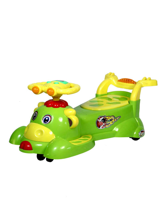 COW Swing Car With Light & Music - Green