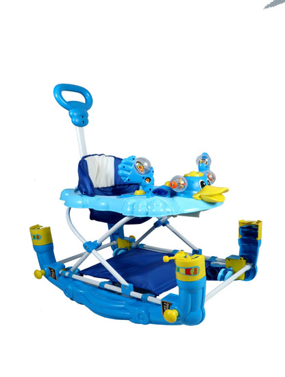 Height Adjustable Musical Rocker Walker With Parental Handle