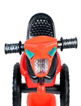 Musical Tricycle With Robo Light & Rear Basket (RED)