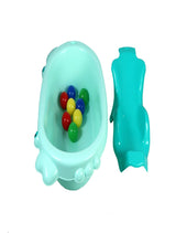 Dolphin Bath Tub With Sling & BALLS - GREEN