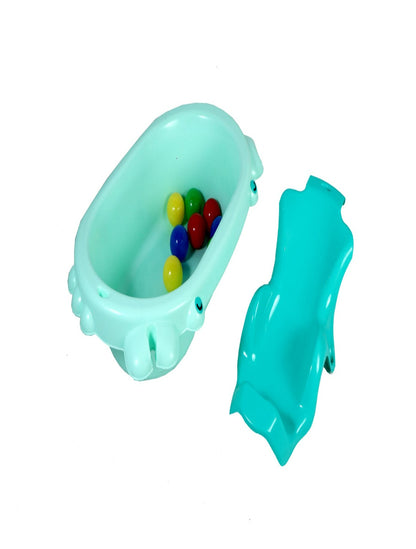 Dolphin Bath Tub With Sling & BALLS - GREEN