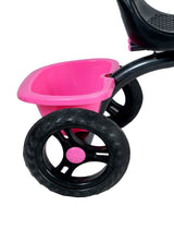 Musical Tricycle With Robo Light & Rear Basket (PINK)