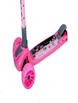 Kids Scooter with 4 Level Height Adjustment & LED Wheels - PINK