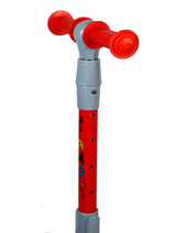 Kids Scooter with 4 Level Height Adjustment & LED Wheels - RED