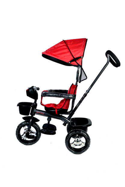 Musical Tricycle With Parental Handle & Canopy (BLUE)