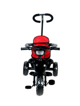 Tricycle with CUSHION CEAT Parental Handle & FRONT GAURD (RED)