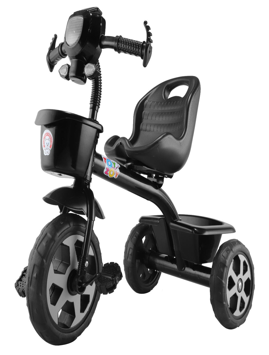 Tricycle with Music & Detachable Basket (TZ-549 BLACK)