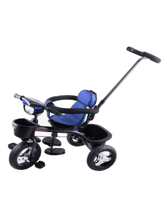 Tricycle with CUSHION CEAT Parental Handle & FRONT GAURD (BLUE)