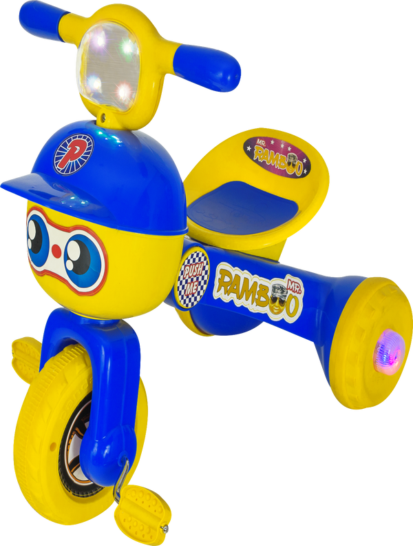 Rambo Tricycle With Light & Music (Blue)