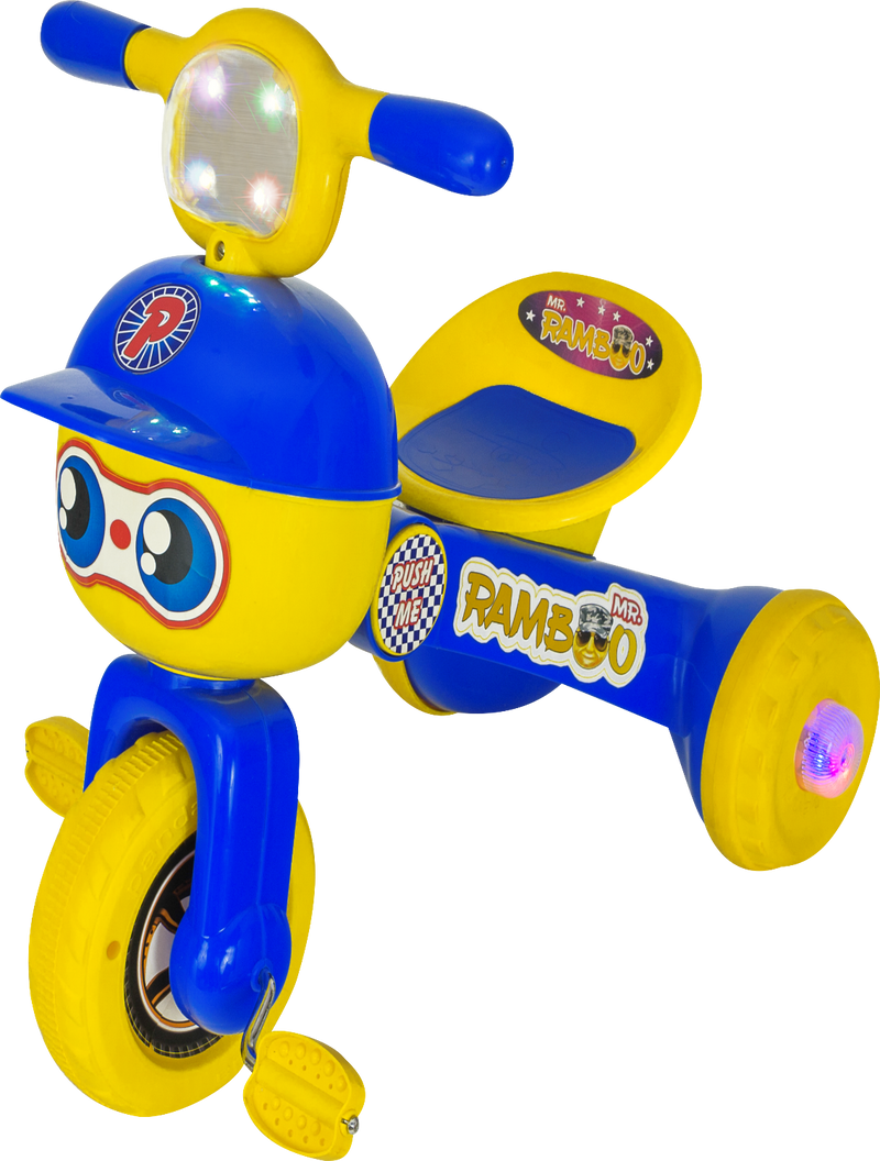 Rambo Tricycle With Light & Music (Blue)