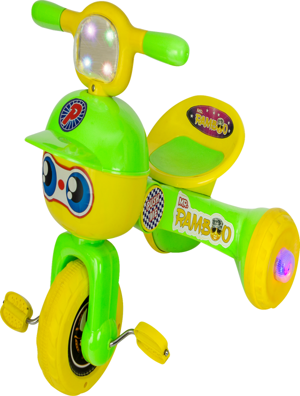 Rambo Tricycle With Light & Music (Green)