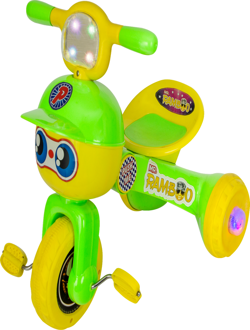 Rambo Tricycle With Light & Music (Green)