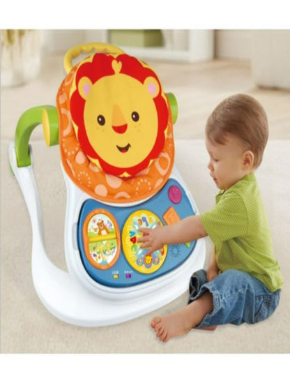 Multifunctional Musical Baby 4-IN-1 LION Walker (Multicolor)