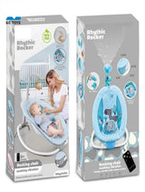 BABY ROCKER AND BOUNCER WITH REMOTE CONTROL- BLUE