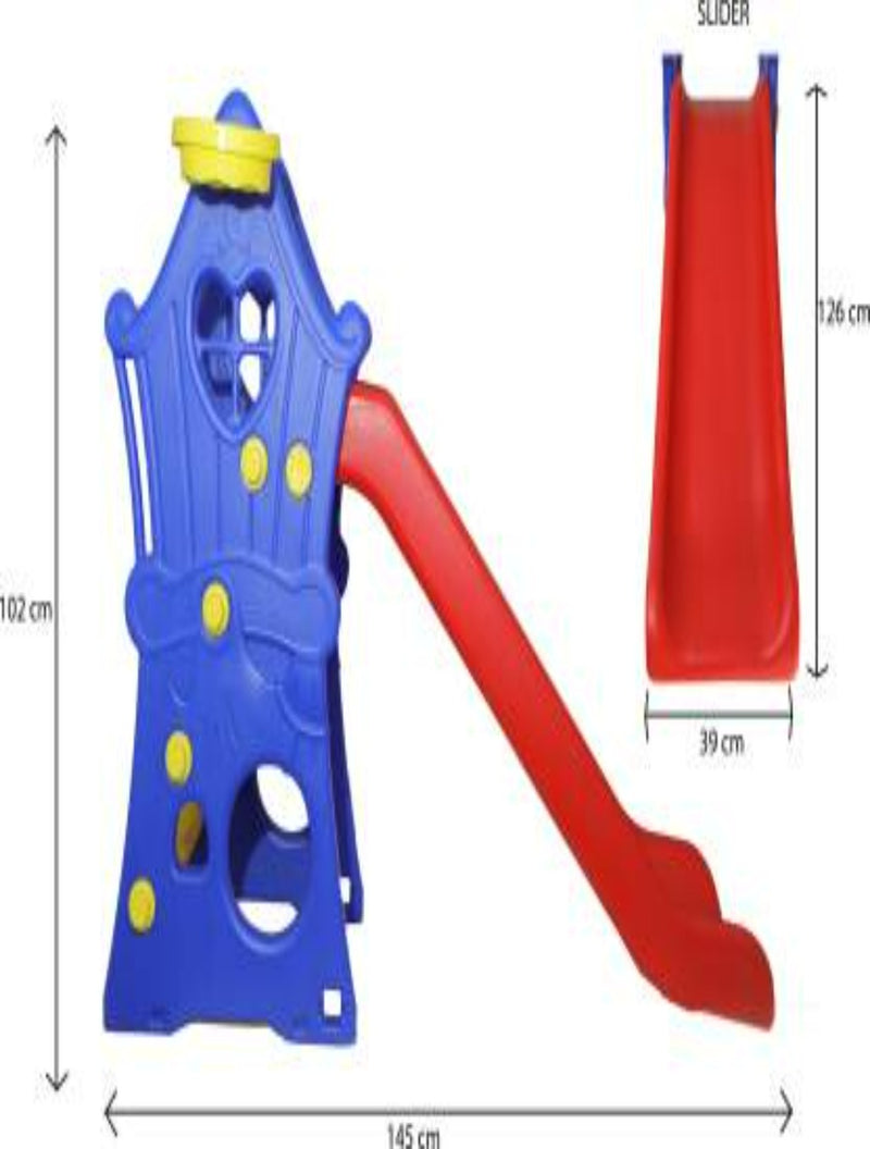 Folding Slide With Basketball (Multicolor)