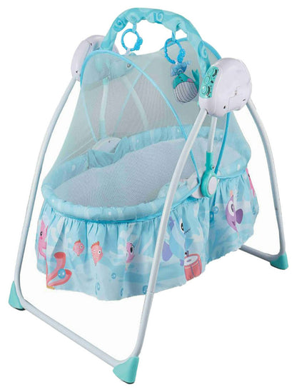 Electric Baby Cradle with Mosquito Net And Remote Control