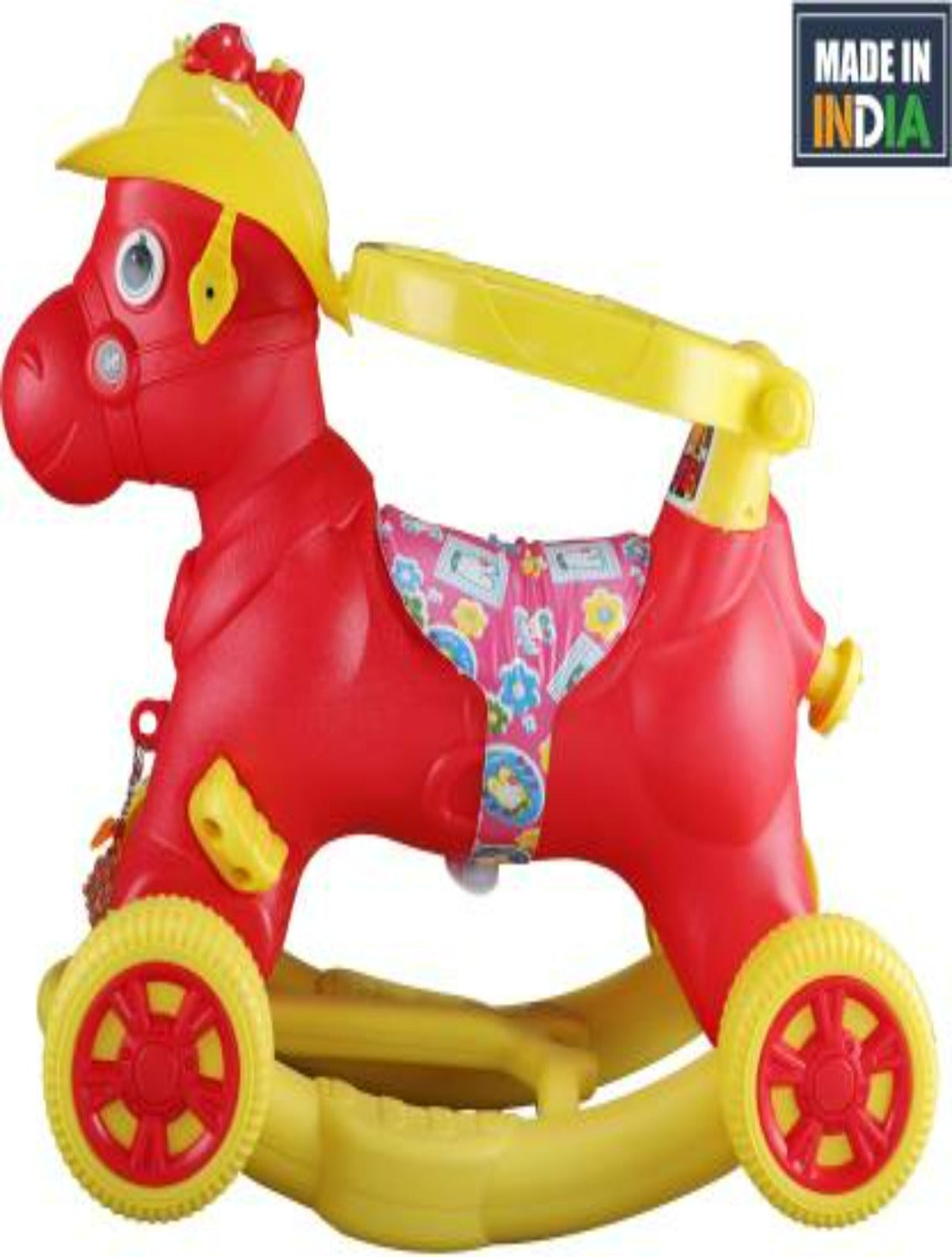 Rider cum Rocker Musical Derby Horse (Red)