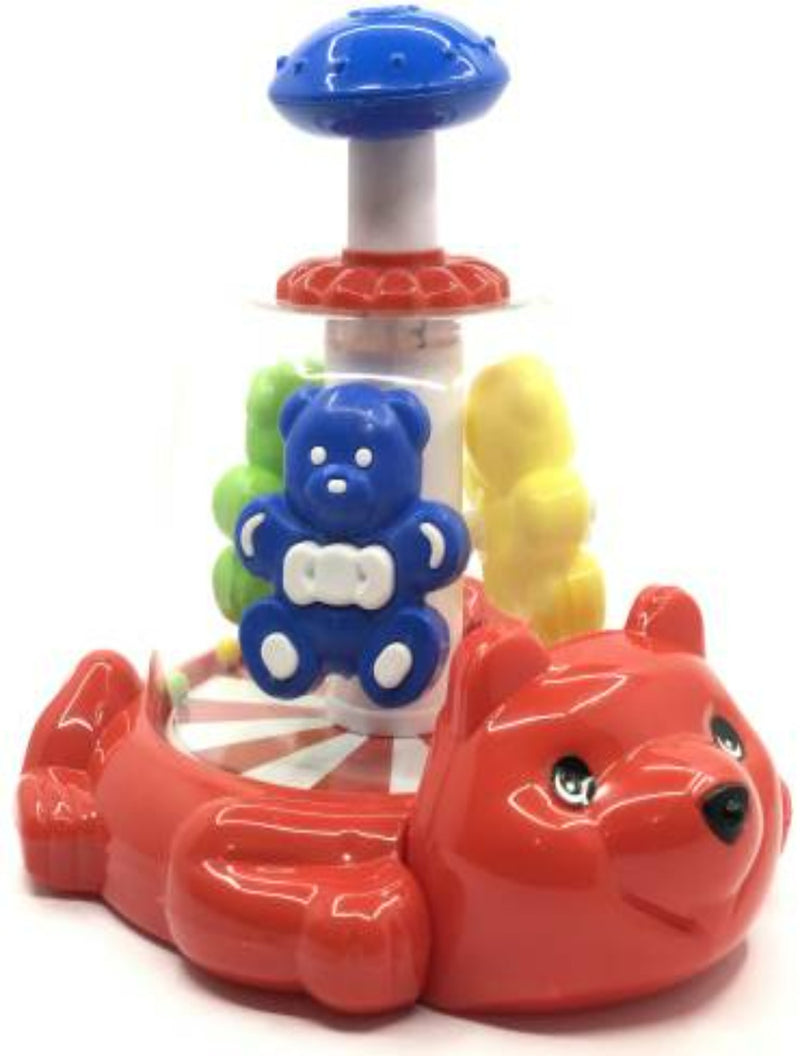 PUSH AND SPIN BEAR FOR KIDS (MULTICOLOR)