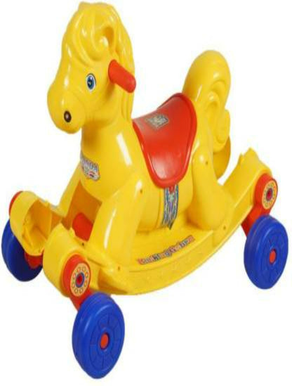 RIDER CUM ROCKER Gabru Horse YELLOW