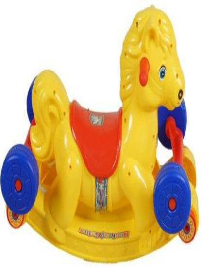 RIDER CUM ROCKER Gabru Horse YELLOW